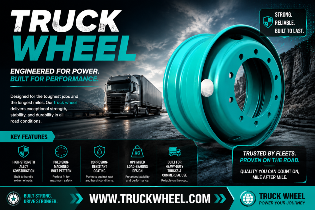 TRUCK WHEEL – ENGINEERED FOR POWER, BUILT FOR THE WORLD’S TOUGHEST ROADS