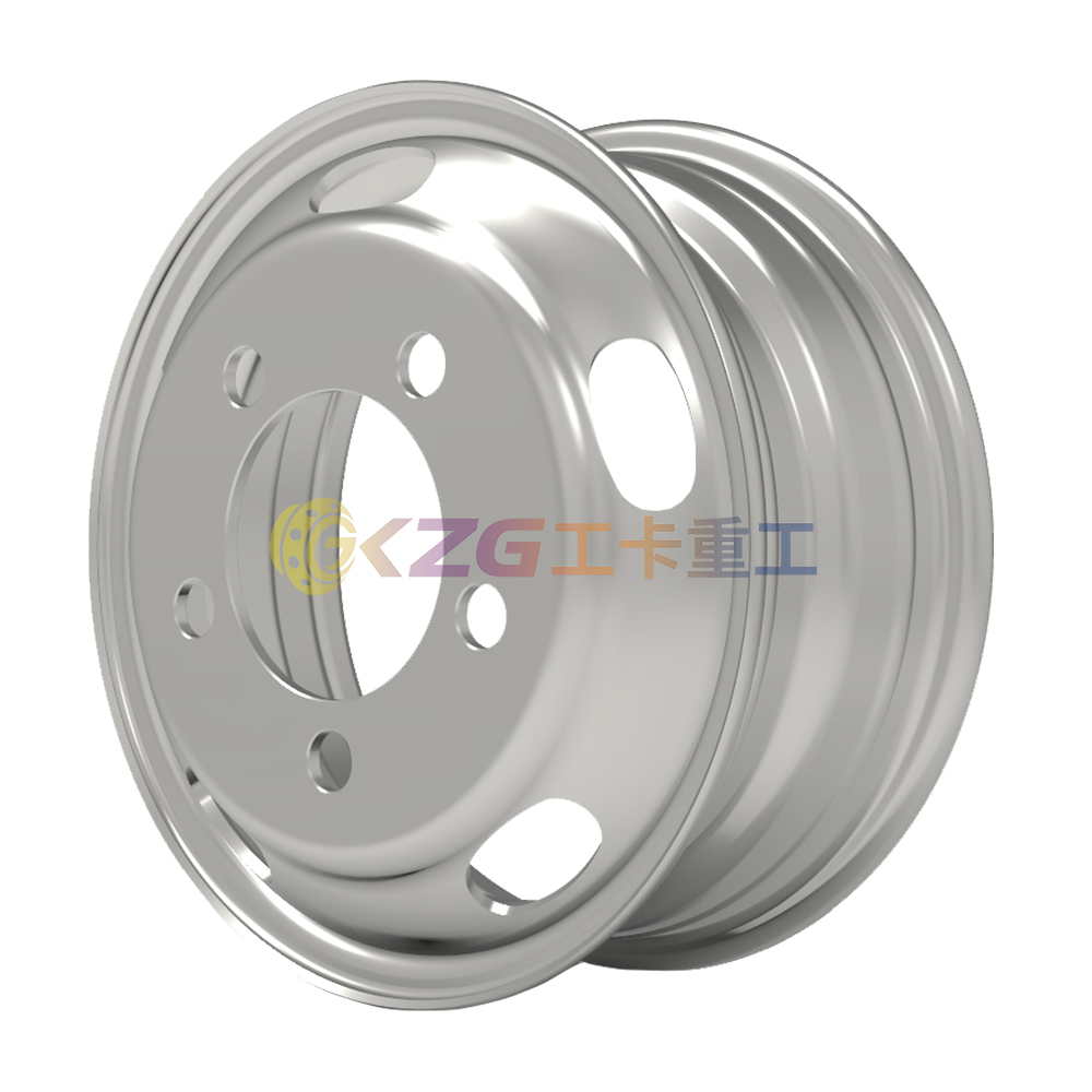 5.5×16.0 Tubeless Steel Truck Wheel with Rim Size 16.0*5.5 for 7.5R16 Tire