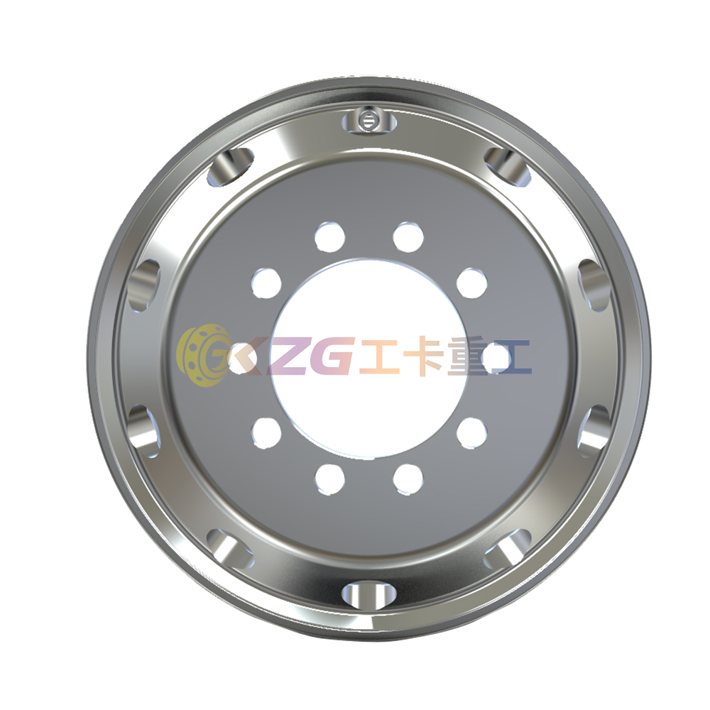 19.5×7.5 Machined Aluminum Wheel with Rims Size 19.5×7.5 for Tire 245/70R19.5