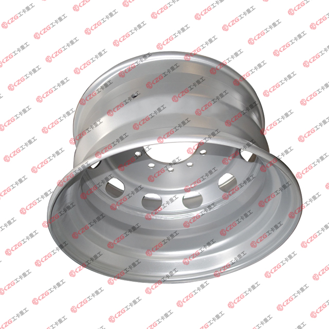 Agricultural tractor wheel with rim size 11.75×22.5
