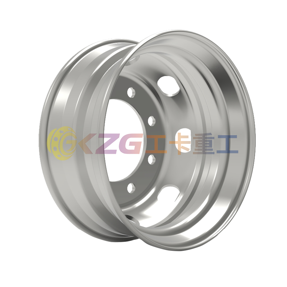 6.75×19.5 Truck Tubeless Steel Wheels with Rim Size 19.5X6.75 matched tyre size 9R19.5