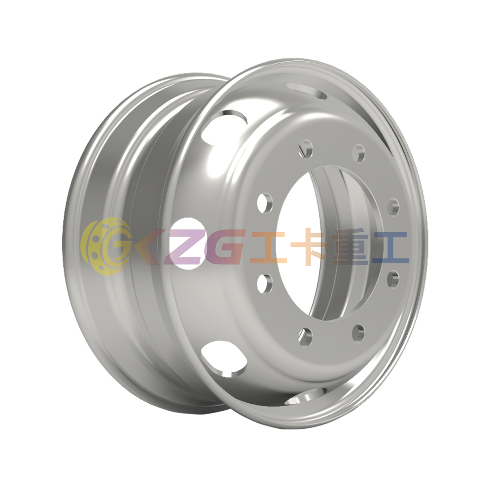 6.75×19.5 Truck Tubeless Steel Wheels with Rim Size 19.5X6.75 matched tyre size 9R19.5