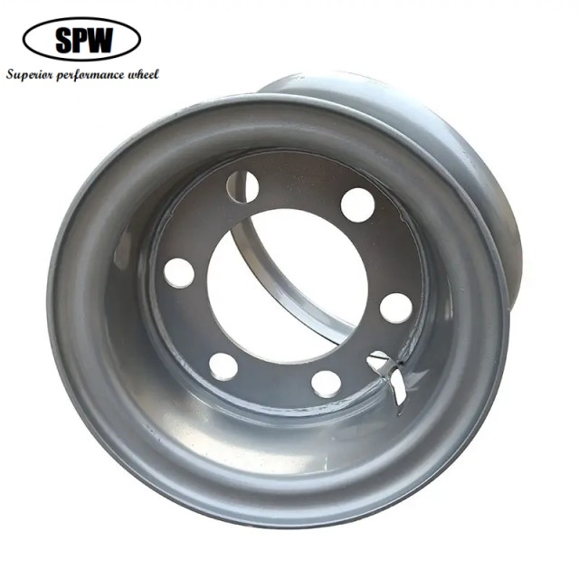 Forklift steel wheels with rim size 5.00S-12 for matching 700-12 Forklift tires