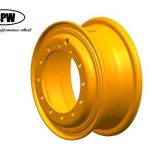 Steel wheels with rim size 24×8.5 for 12.00-24 tires