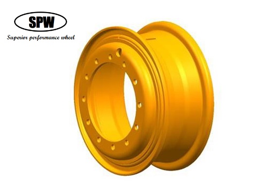 Steel wheels with rim size 24×8.5 for 12.00-24 tires