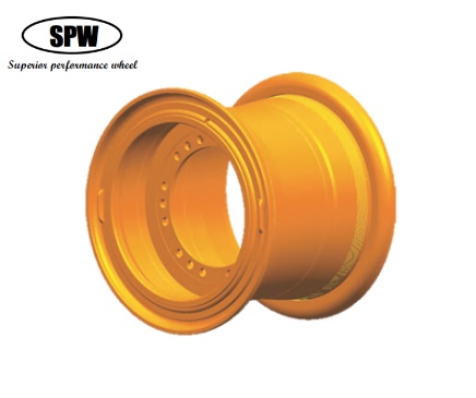Steel wheels with rim size 33-13.00/2.5 for 18.00-33 tires