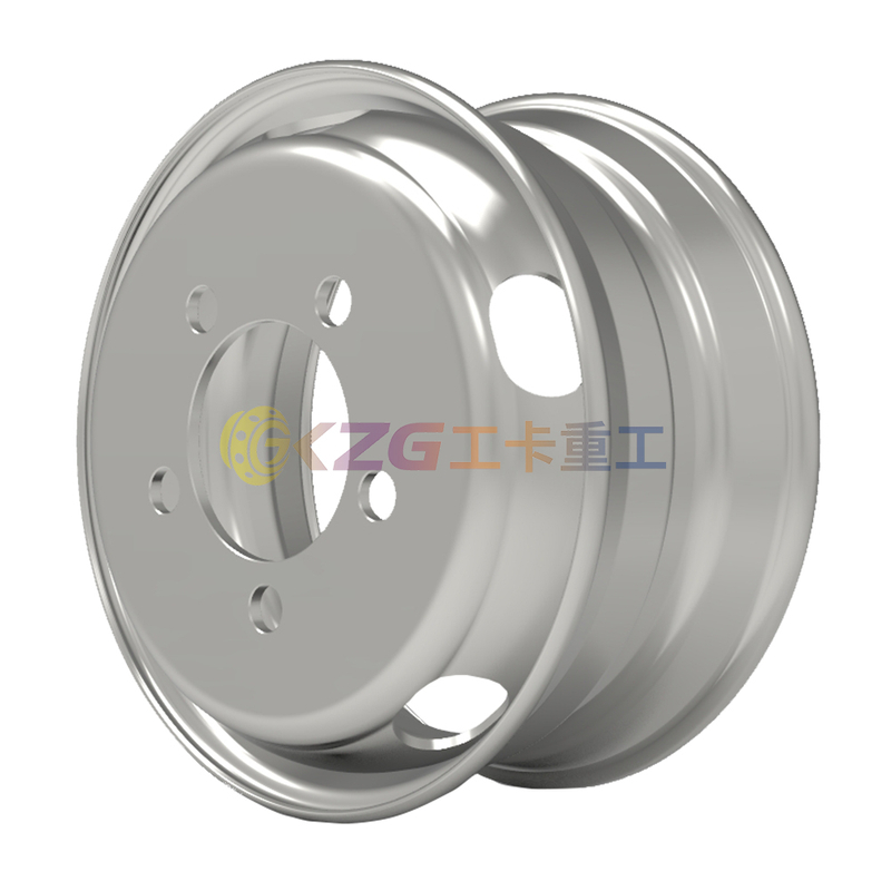 17.5X6.75 Truck Tubeless Steel Wheels with Rim Size 17.5X6.75 matched tyre size 9R17.5
