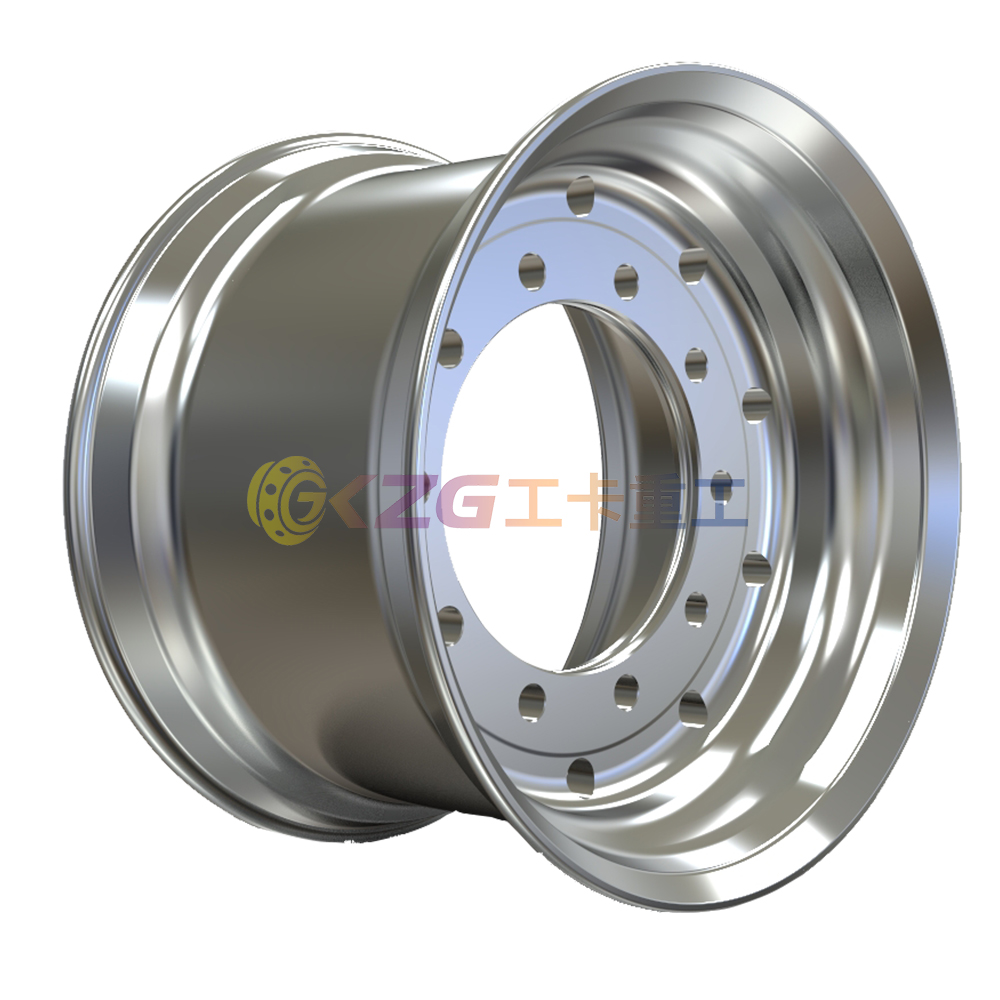 14.00×22.5 Forged Aluminum Wheels with Rims Size 22.5X14.00 for Tires Size 455/55R22.5