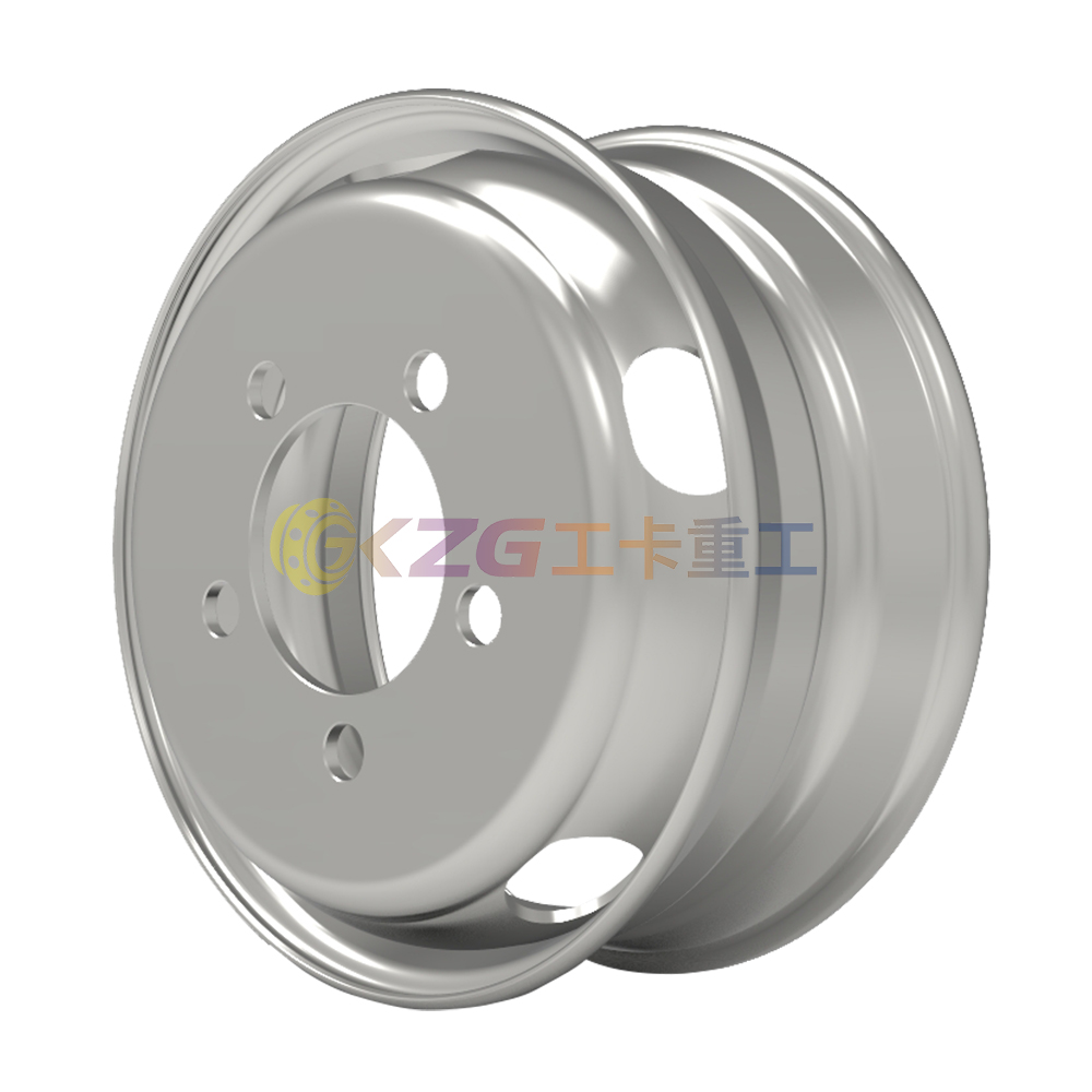 17.5×6.00 Truck Tubeless Steel Wheels with Rim Size 17.5X6.00 matched tyre size 8R17.5