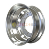22.5X8.25 Double Polished Aluminum Alloy Truck Wheels with Square Vent Holes Forged Rim Size 22.5X8.25 Matched Tire Size 295/75R22.5