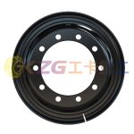 Tube Steel Wheel Rim 11.25-20 Matched Tire Size 1500R20 for Commercial Vehicles / Motor Homes And Trucks