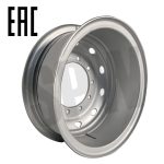 Tube Steel Wheel Rims 8.5-24 Matched Tire Sizes 1200-24 for Heavy Duty Semi-Trailer And Truck