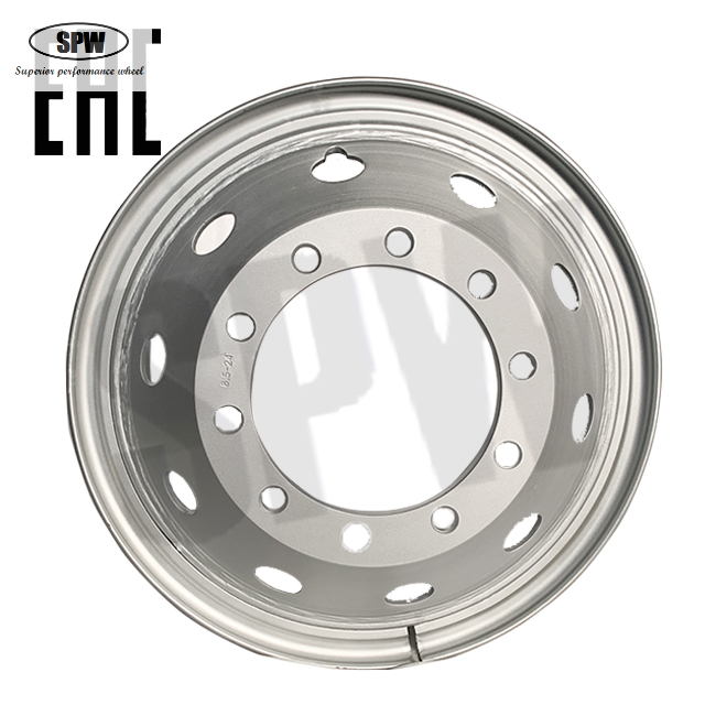 Tube Steel Wheel Rims 8.5-24 Matched Tire Sizes 1200-24 for Heavy Duty Semi-Trailer And Truck