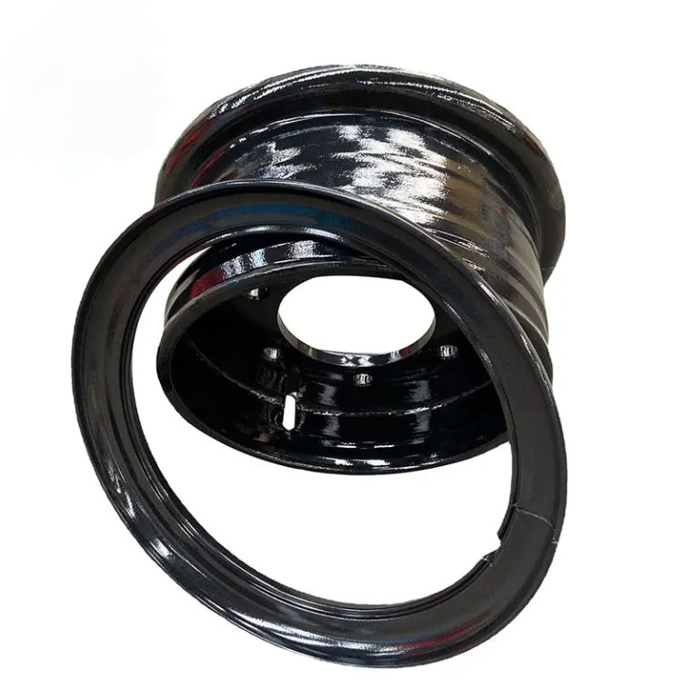 Forklift Steel Wheels with Rim Size 6.00E-9 with 3-piece or 4-piece for tyre size 21×8-9