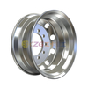 High polished aluminum wheel with rim size 17.5×6.75 for tires 9R17.5 235/75R17.5