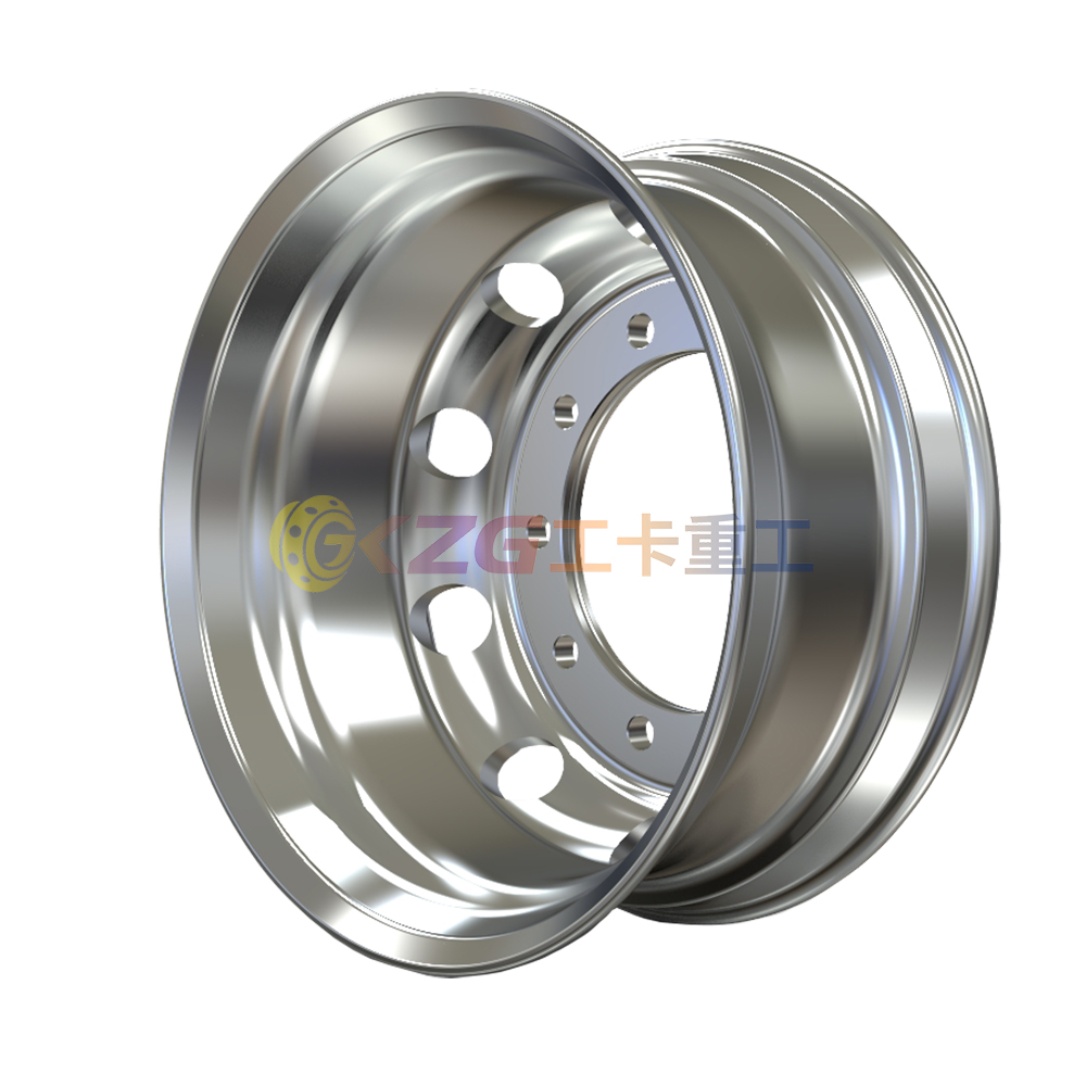 Machine Forged Aluminum Wheels Rim Size 22.5×9.00 for Tire Size 12R22.5 and 315/80R22.5 with Customized Surface Color