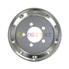 mirror polished aluminum wheel with rim size 19.5×7.5 for tires 245/70R19.5