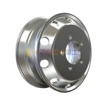 mirror polished aluminum wheel with rim size 19.5×7.5 for tires 245/70R19.5