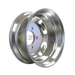 mirror polished aluminum wheel with rim size 19.5×7.5 for tires 245/70R19.5
