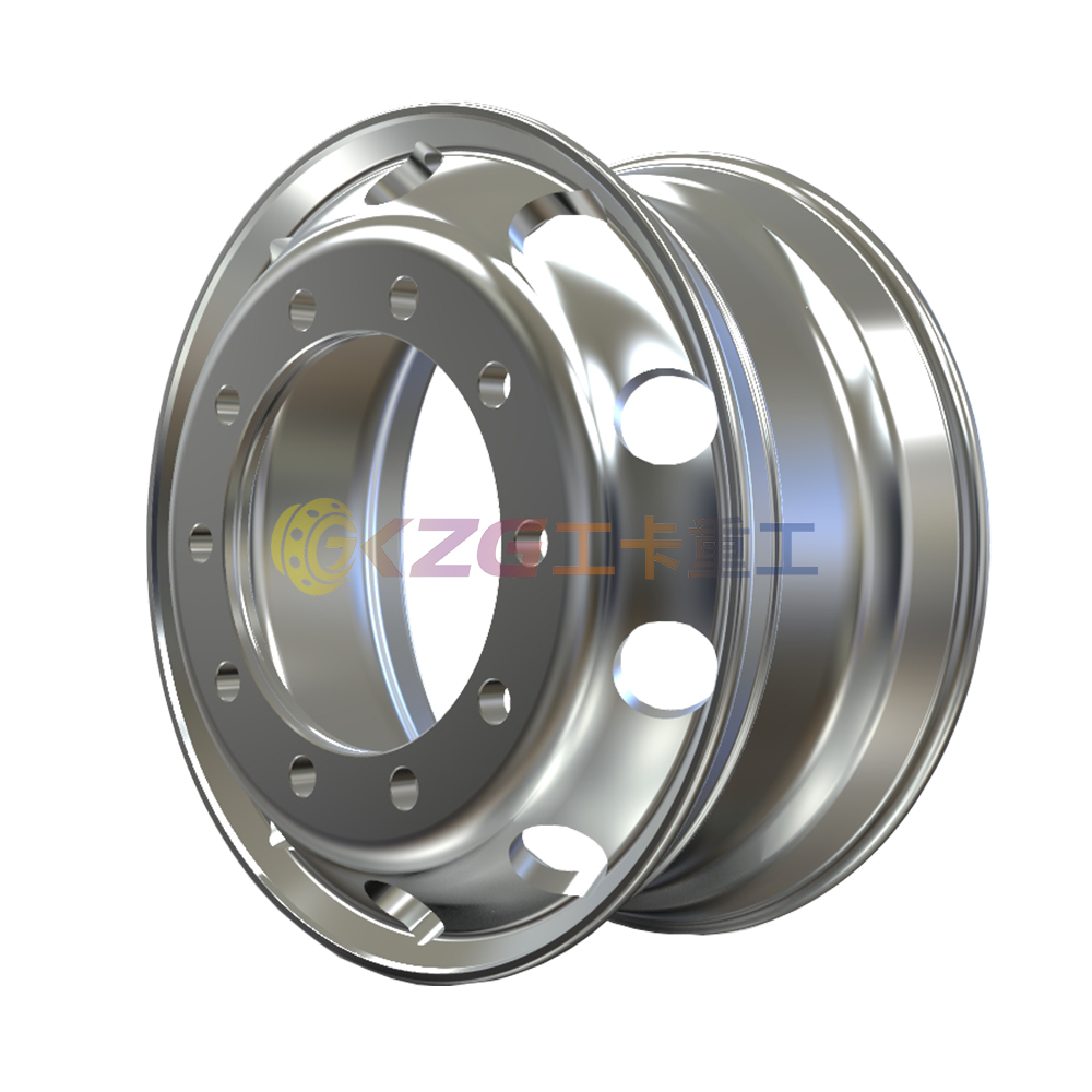 Machine or Polish Forged Aluminum Wheels Rim Size 22.5×9.00 for Tire Size 12R22.5 And 315/80R22.5 with Customized Surface Color