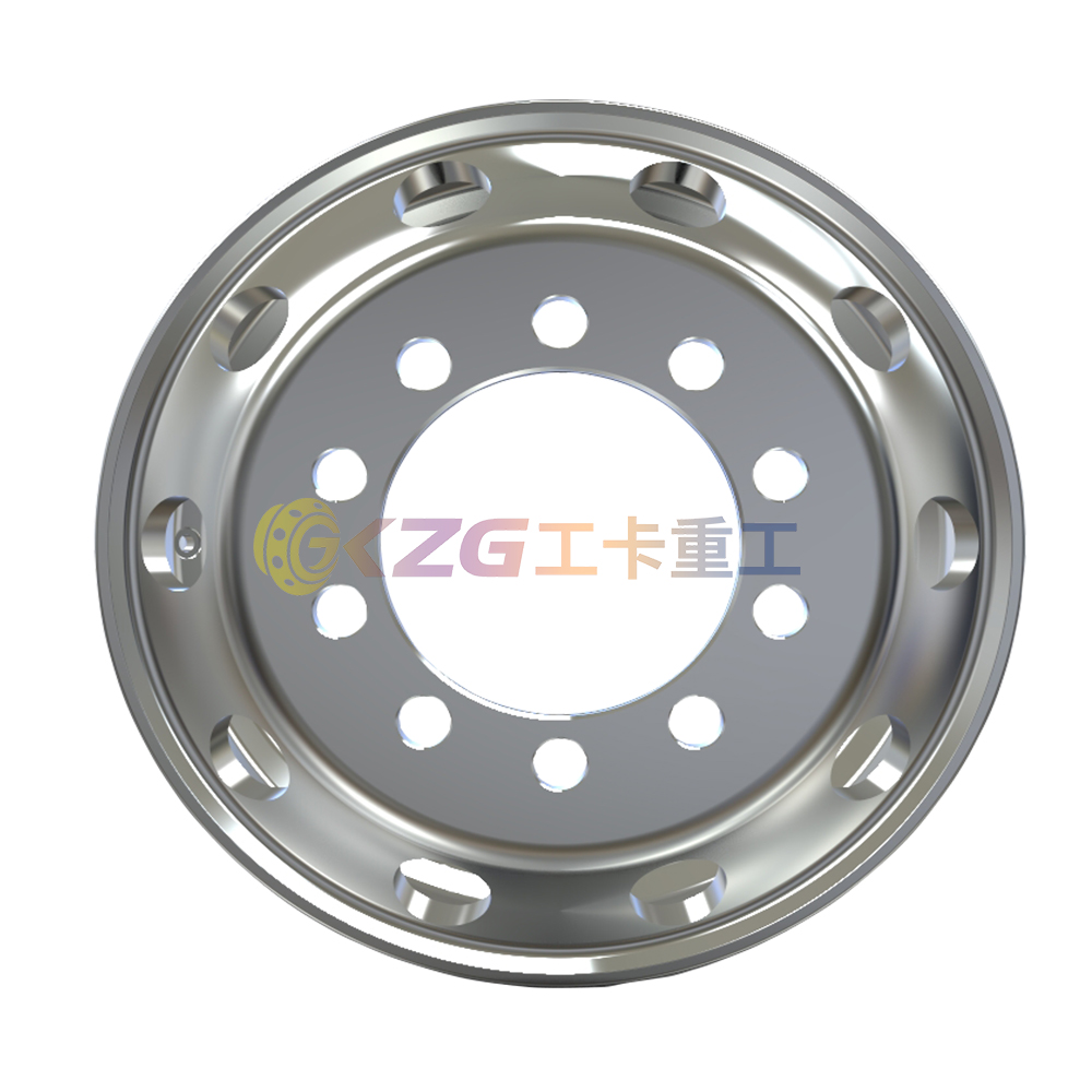 Aluminum wheel with rim size 17.5×6.0