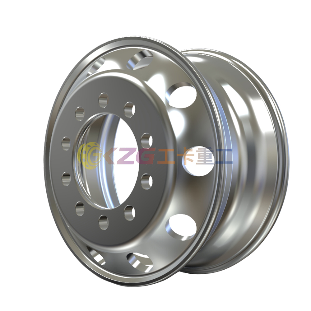 Aluminum wheel with rim size 17.5×6.0