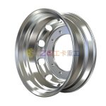 Aluminum wheel with rim size 22.5×7.5 for tire size 275/75R22.5 and 10R22.5