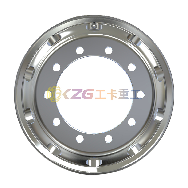 Polished Aluminum Wheel with Rim Size 22.5×8.25 for Tire size 11R22.5 and 295/75R22.5