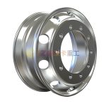 mirror polished aluminum wheel with rim size 22.5×8.25 for tires 11R22.5 295/75R22.5