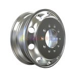 Forged aluminum wheel with rim size 19.5×6.75 for tires 9R19.5 225/70R19.5