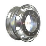 mirror polished aluminum wheel with rim size 22.5✖7.5 for tires 10R22.5 275/80R22.5
