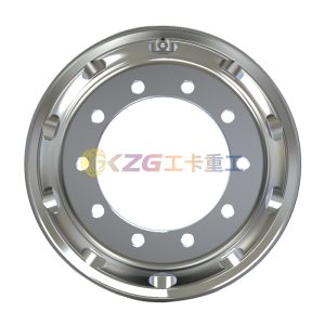 Polished Aluminum Wheel with Rim Size 22.5×8.25 for Tires 11R22.5 295/75R22.5