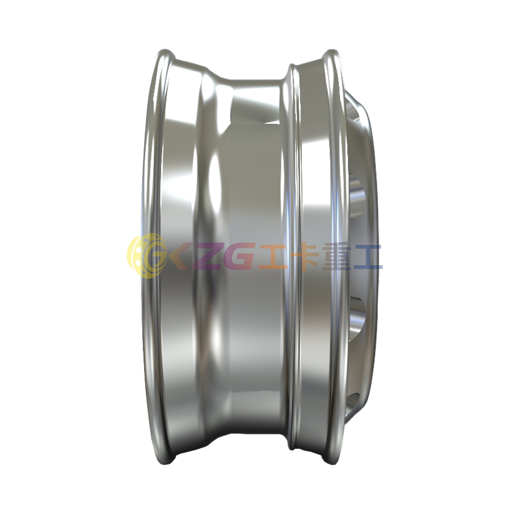 Polished Aluminum Wheel with Rim Size 22.5×8.25 for Tires 11R22.5 295/75R22.5