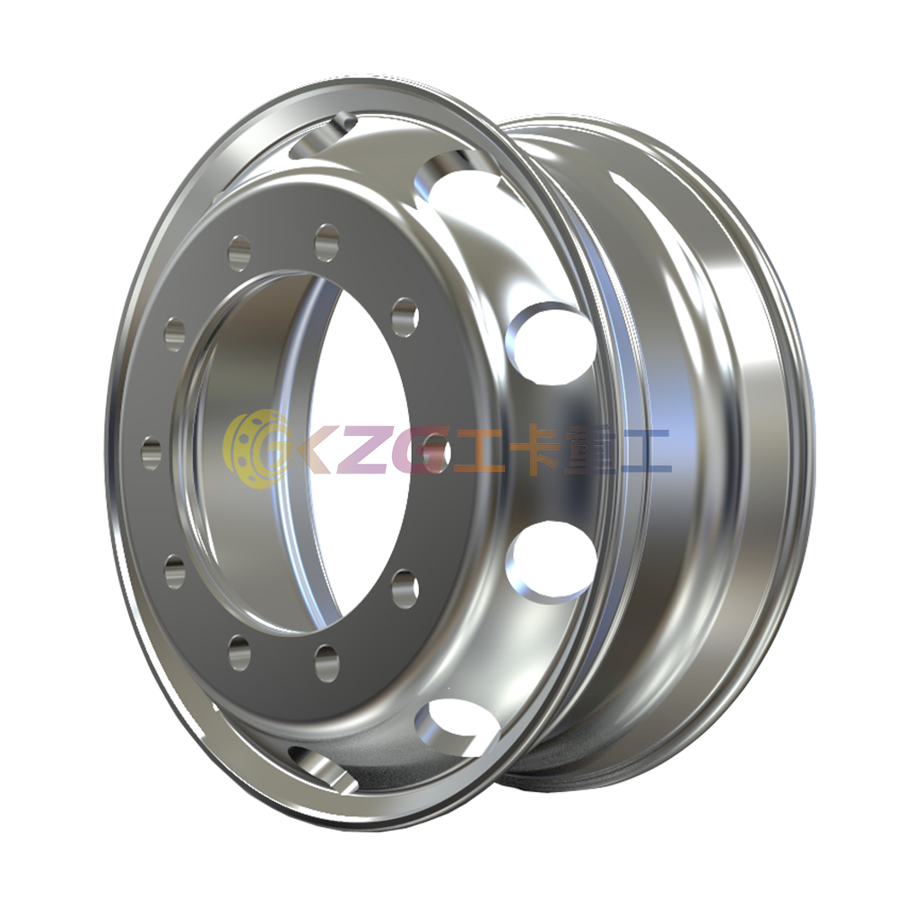 Aluminum wheel with rim size 22.5×8.25 for tyre 11R22.5