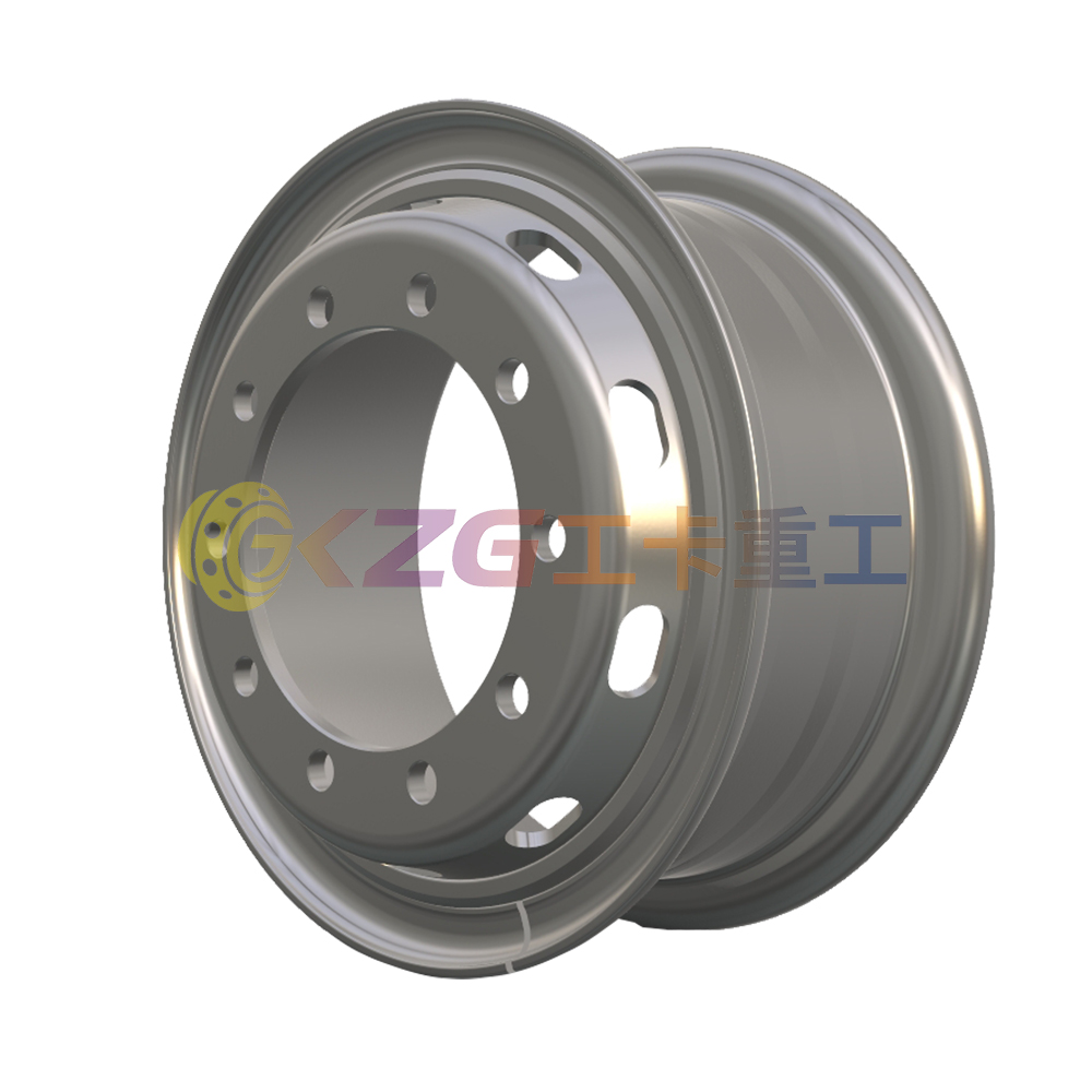Truck Tube Steel Wheel Rim Size 7.50V-20 Matched tyre size 10.00-20