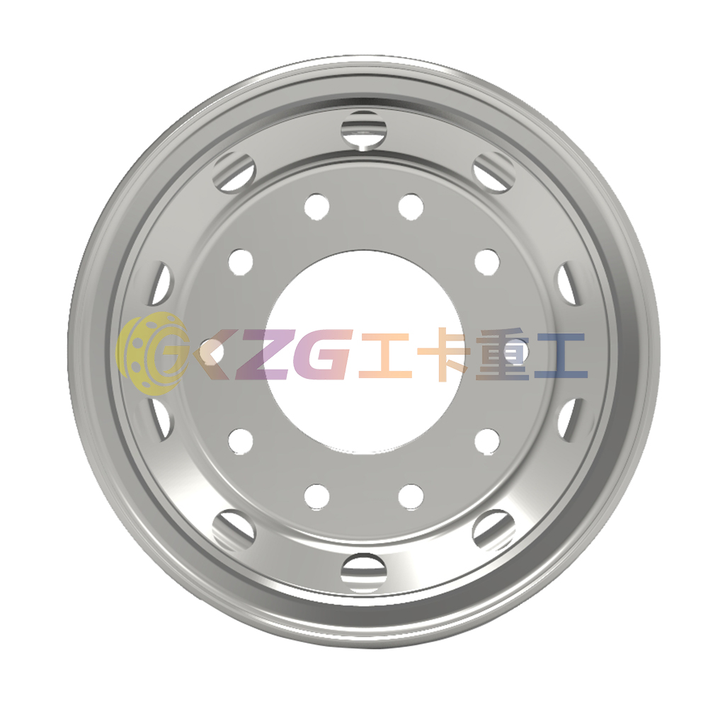 22.5X11.75 Truck Tubeless Steel Wheels with Rim Size 22.5X11.75 matched tyre size 385/65R22.5