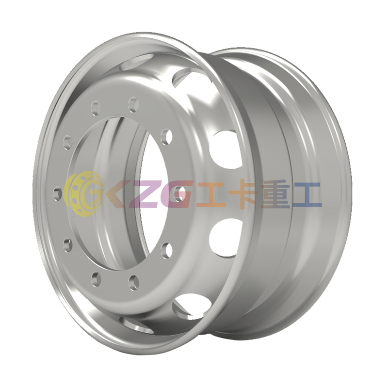 Truck Steel Wheels with Rim Size 22.5X9.75 matched tyre size 13R22.5