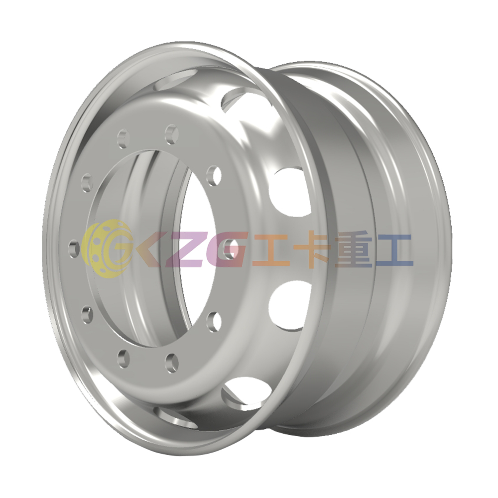 Truck Steel Wheels with Rim Size 22.5X9.75 matched tyre size 13R22.5