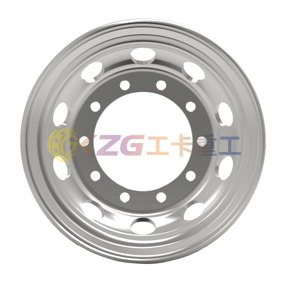 Truck Steel Wheels with Rim Size 22.5X9.75 matched tyre size 13R22.5