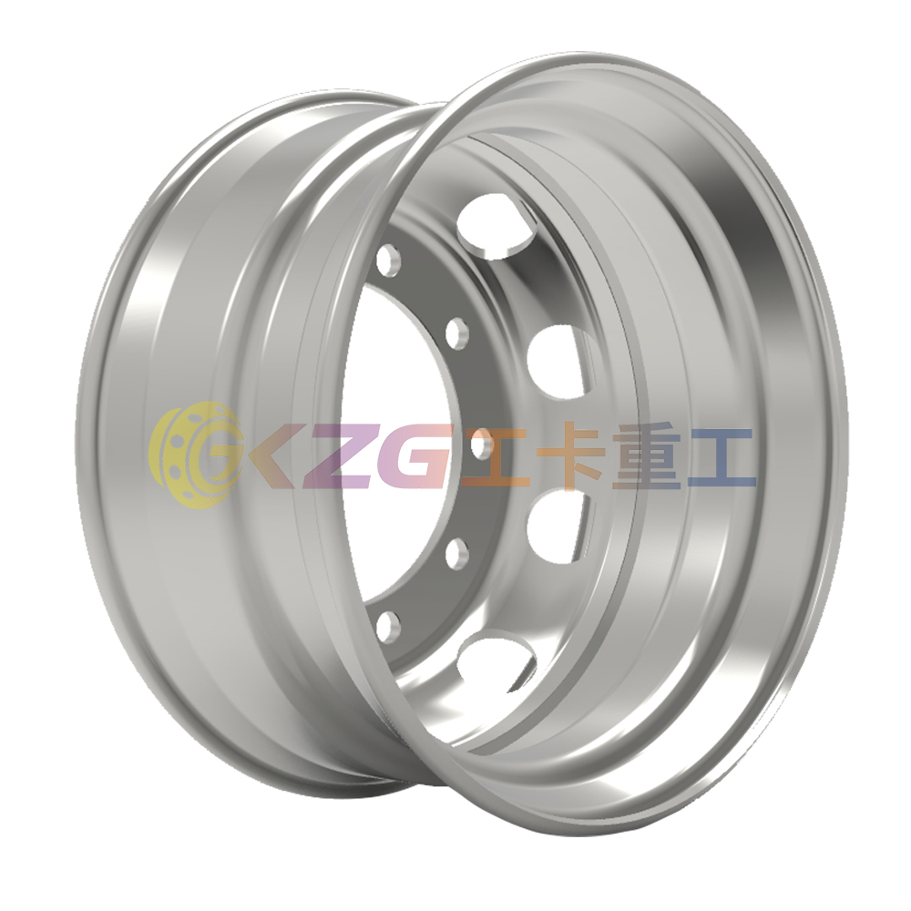 Truck Steel Wheels with Rim Size 22.5X9.75 matched tyre size 13R22.5
