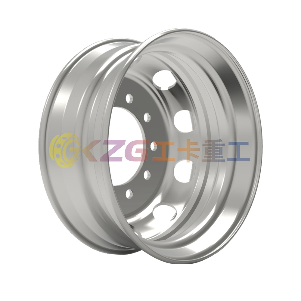 Truck tubeless Steel Wheels with Rim Size 22.5X8.25 matched tyre size 11R22.5