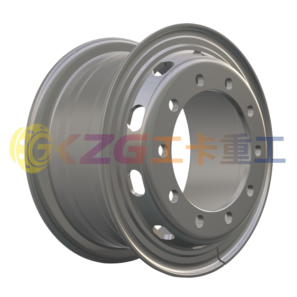 Tube Steel Wheel Rim Size 9.0-20 Matched Tire Size 1200-20