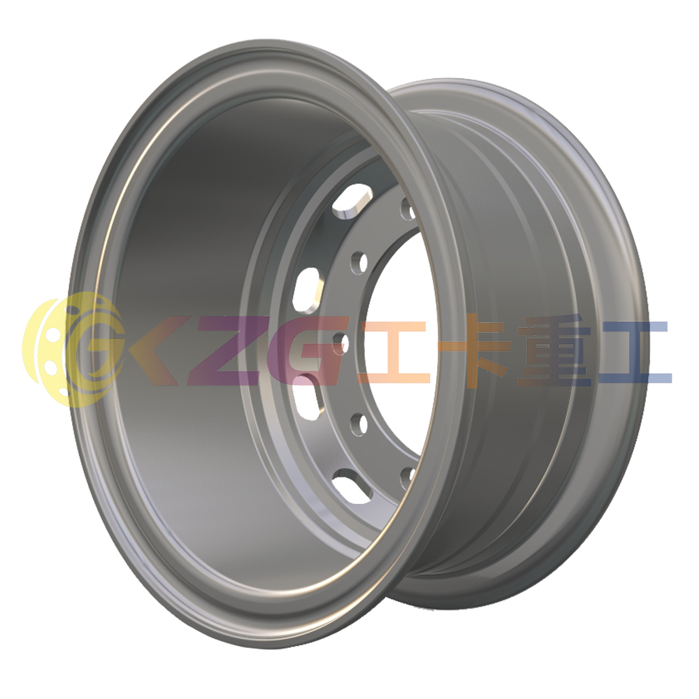 Tube Steel Wheel Rim Size 9.0-20 Matched Tire Size 1200-20