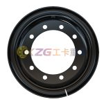Tube Steel Wheel Rim 8.0-20 Matched Tire Size 1100-20 for Commercial Vehicles / Motor Homes And Trucks