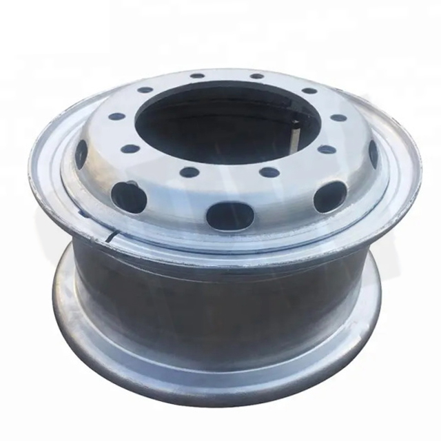 Tube Steel Wheel Rim 8.0-20 Matched Tire Size 1100-20 for Commercial Vehicles / Motor Homes And Trucks