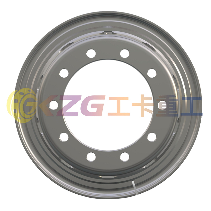 9.0-20, Tube Steel Wheel with Steyr Standard, Matched Tyre Size Matched Tyre Size 1200-20, Chinese Truck Wheel Factory
