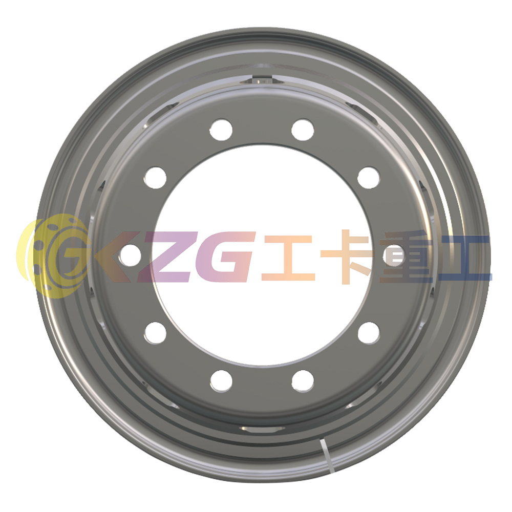 9.0-20, Tube Steel Wheel with Steyr Standard, Matched Tyre Size Matched Tyre Size 1200-20, Chinese Truck Wheel Factory