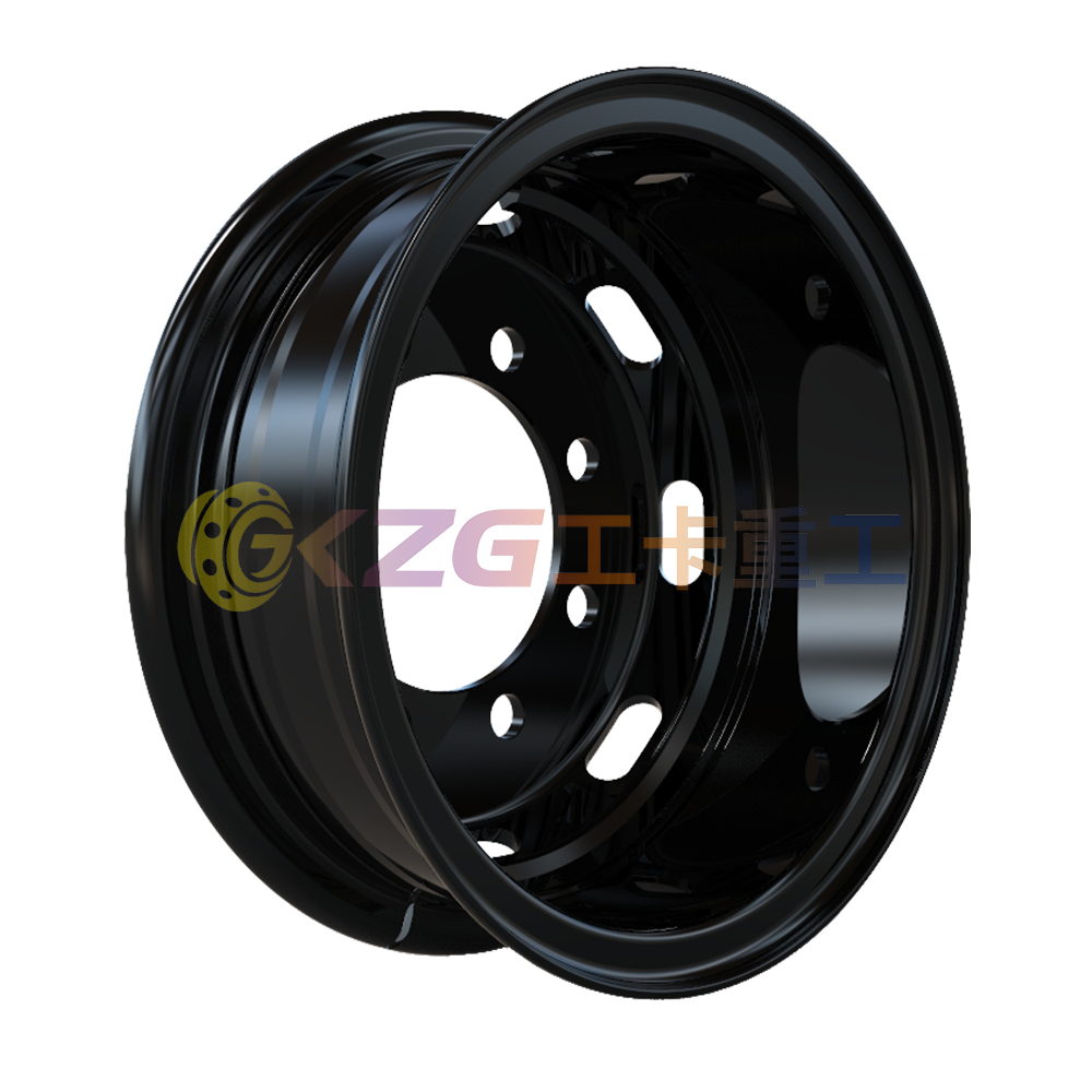 Tube Steel Wheel Rim 6.5-16 Matched Tire Size 825-16 for Commercial Vehicles / Motor Homes And Trucks