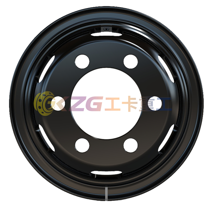 6.0-16 Customized Colors Tube Steel Wheel Rims 6.0-16 Matched Tire Sizes 750-16 for Trucks
