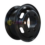 6.0-16 Customized Colors Tube Steel Wheel Rims 6.0-16 Matched Tire Sizes 750-16 for Trucks
